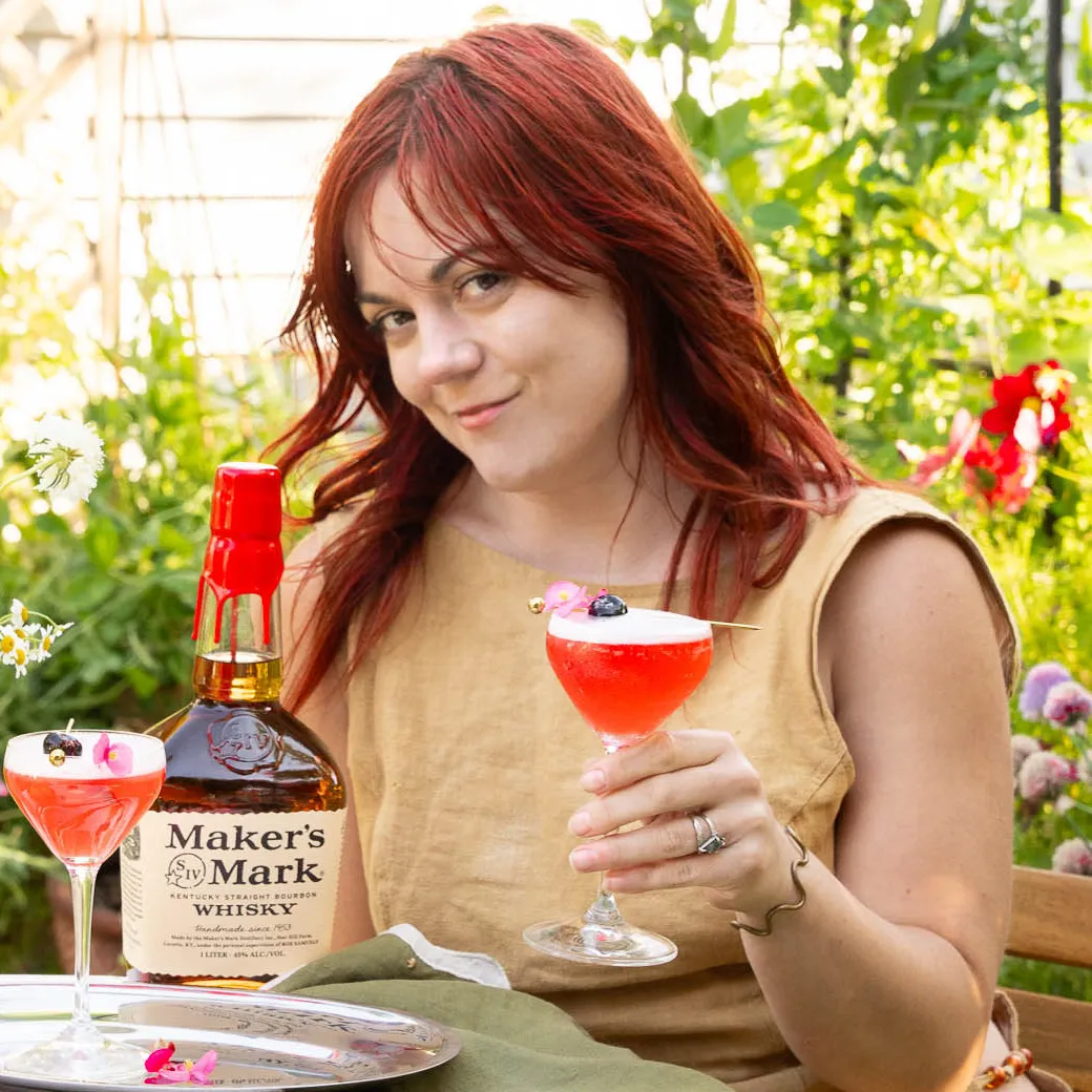 Ashley Rose's Cherry Miso Sour Cocktail Recipe | Maker's Mark